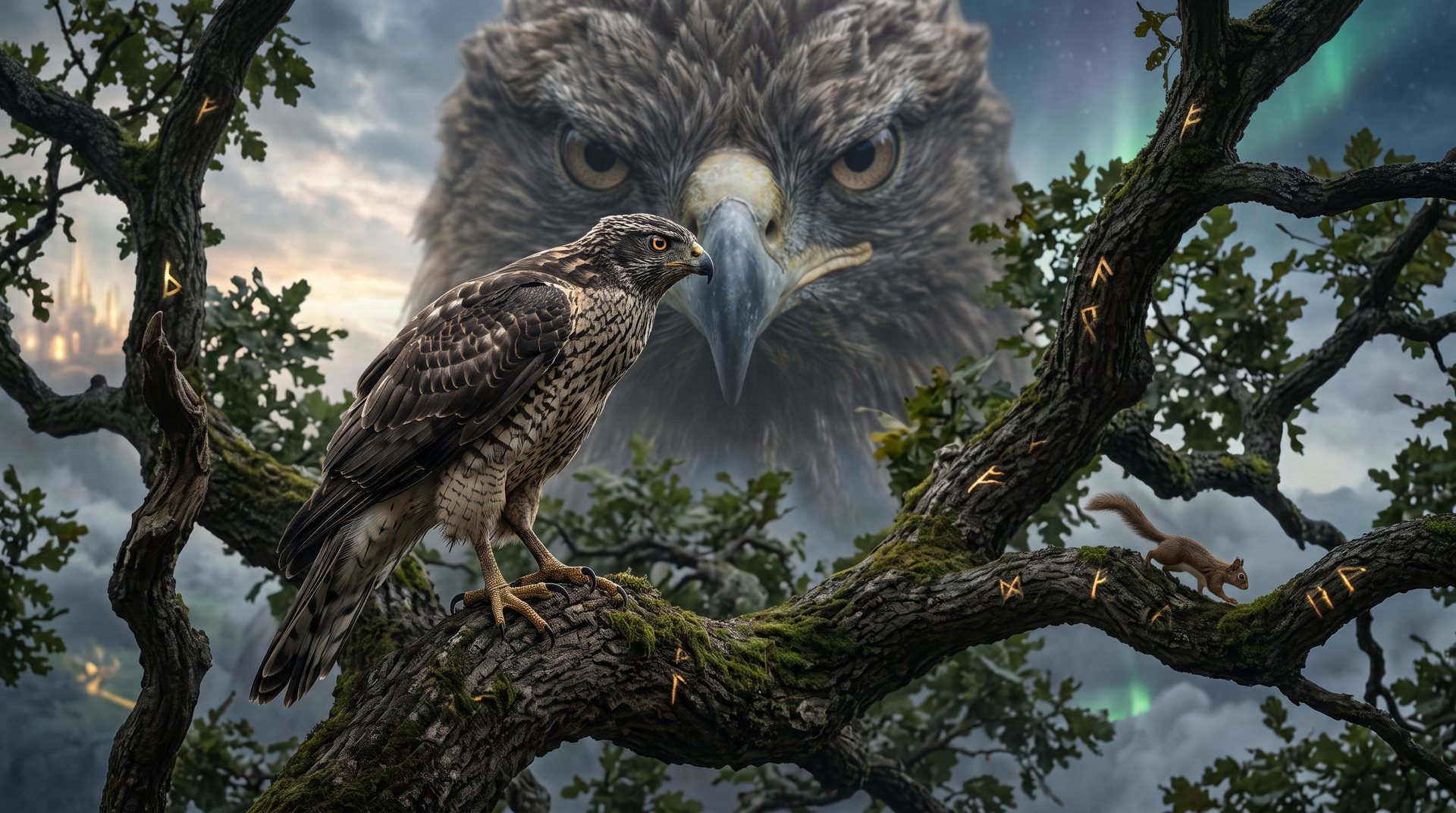 Veðrfölnir — Der Habicht zwischen den Augen des Adlers